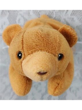 Ty Beanie Baby Cubbie Plush Brown Bear Stuffed Animal No hang tag PVC pellets